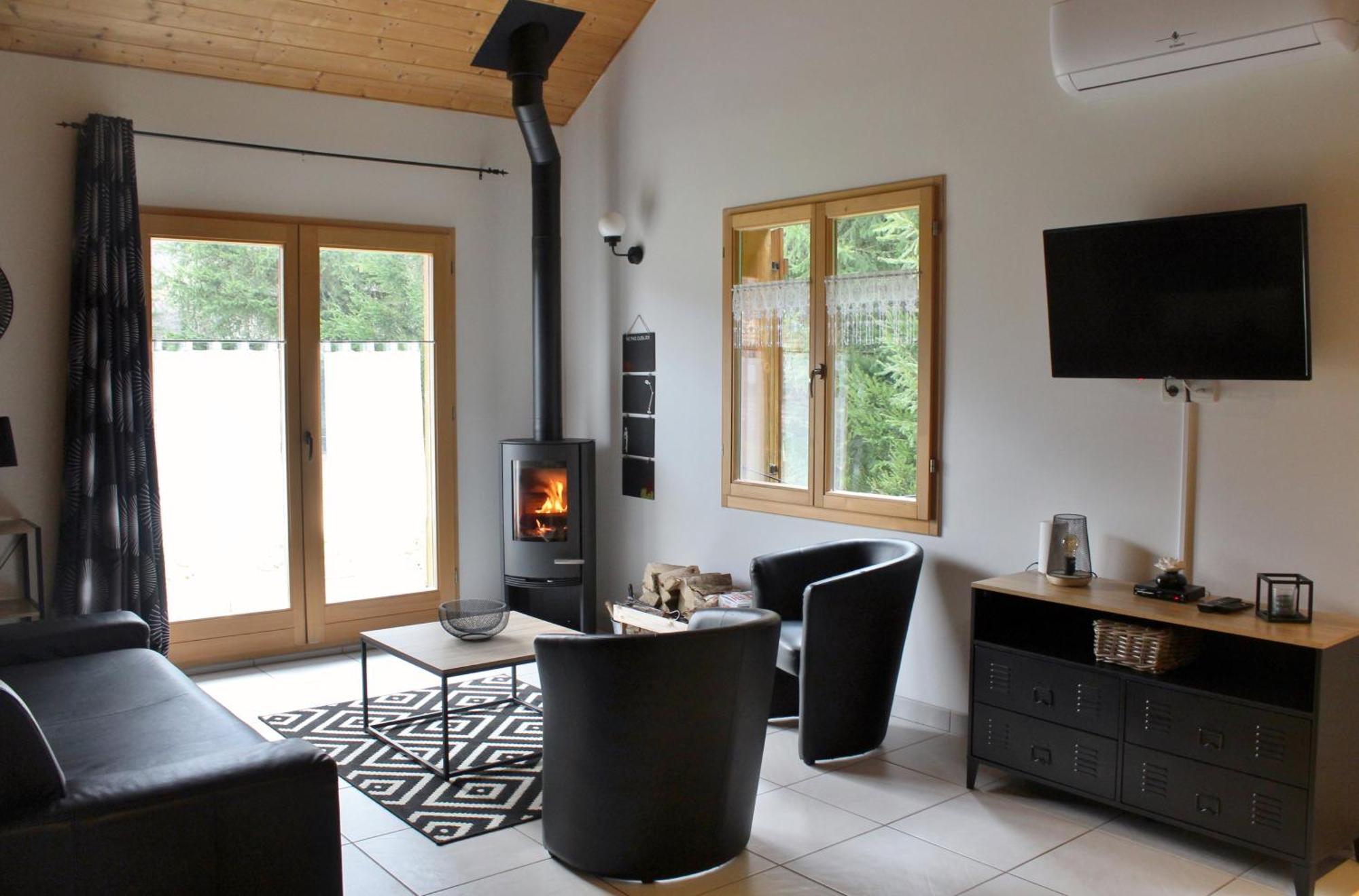 Chalet De Charme Le Contemporain Ney Екстер'єр фото