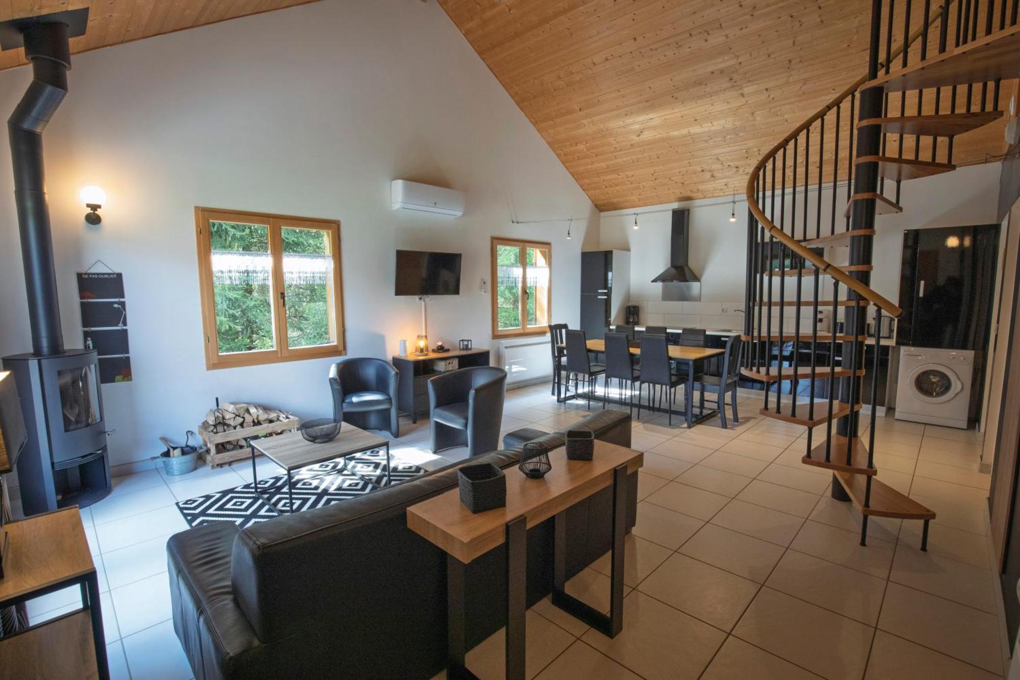 Chalet De Charme Le Contemporain Ney Екстер'єр фото