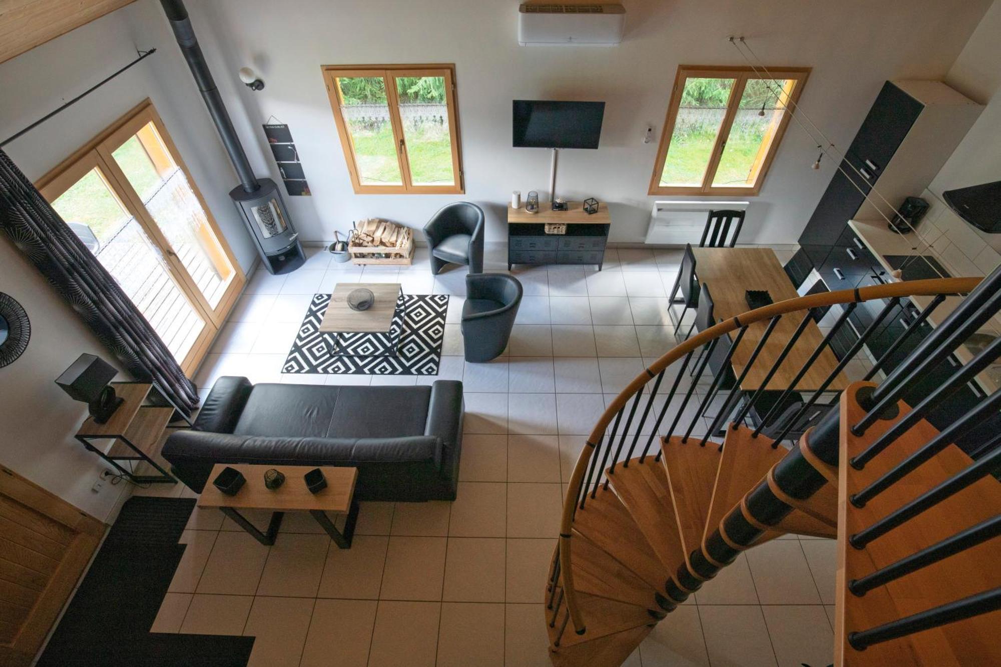 Chalet De Charme Le Contemporain Ney Екстер'єр фото